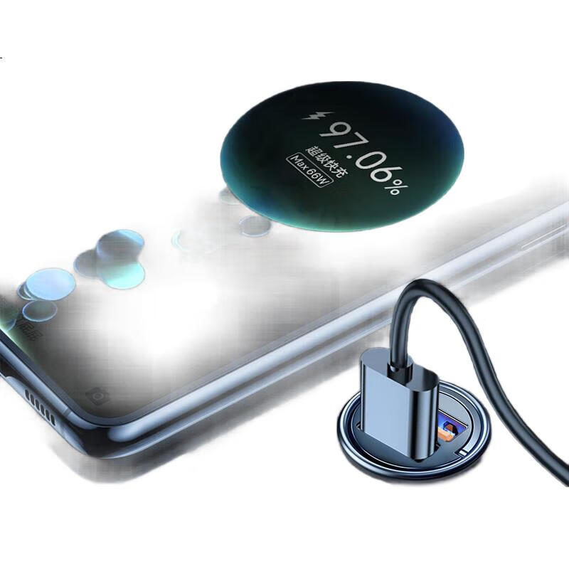 Автомобильное зарядное устройство Newsmy Dual Port Super Fast Charging Flash Charger, многофункциональная мини-зарядка для автомобильного прикуривателя, 100 Вт
