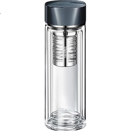 Термос THERMOS Water Pattern Hiker Edition 400мл, портативный, с двойными стенками, синий
