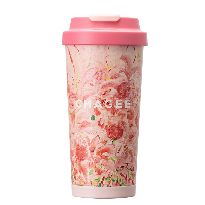 CHAGEE One-Touch Opening Insulated Cup, 316L Stainless Steel Coffee Tea Pot, Ice Water Cup, Mid-Autumn Festival Gift, Yiqi Hongche