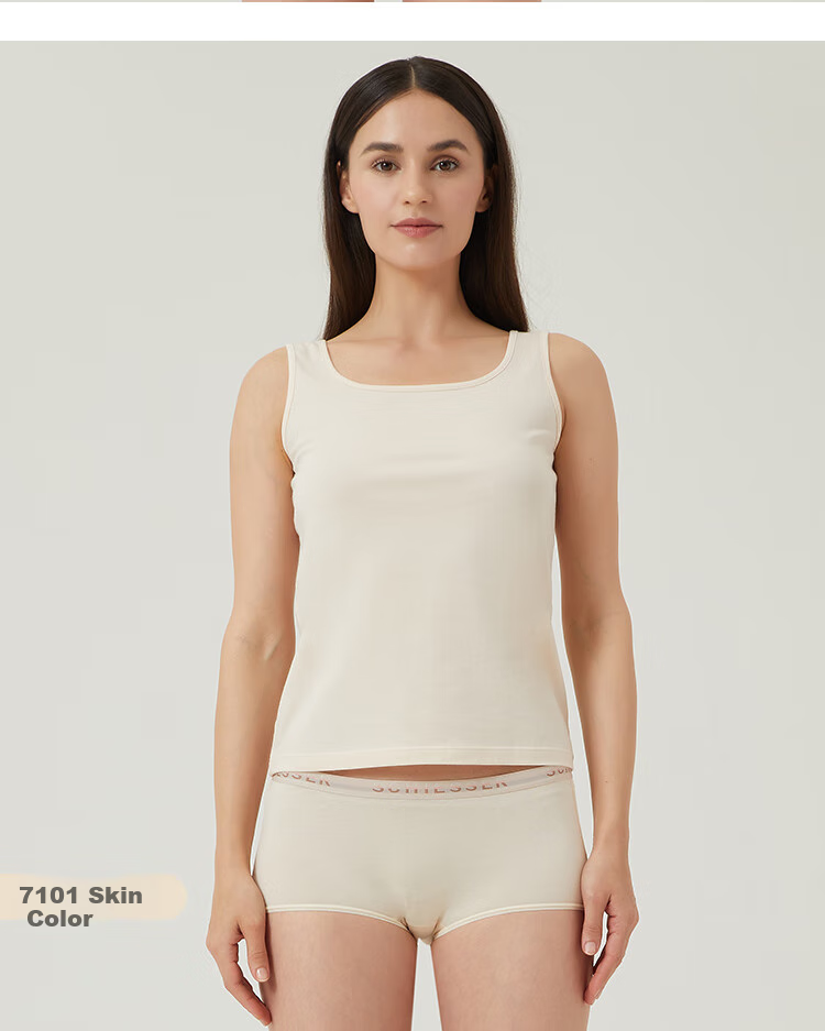 Schiesser Women's Camisole, Comfortable And Breathable Cotton Tank Top [2-Pack] 13
