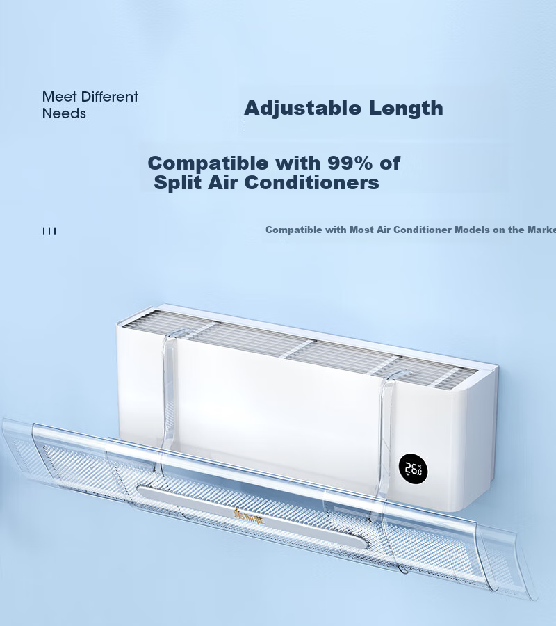 MARYYA Air Conditioner Wind Deflector, Widened to 95CM, Extendable, Prevents Direct Blowing, Suitable for Postpartum Women, Hanging Air Conditioner, Air Outlet Cover 7