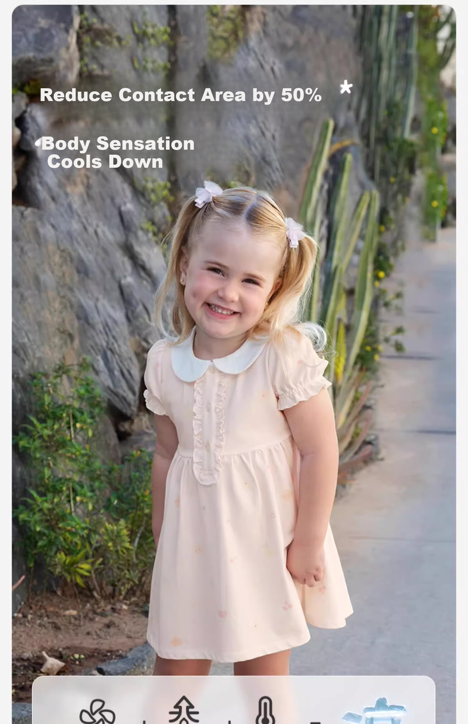 DAVE & BELLA Summer Girls' School Style Dress Children's Fashionable Printed Baby Clothes 3