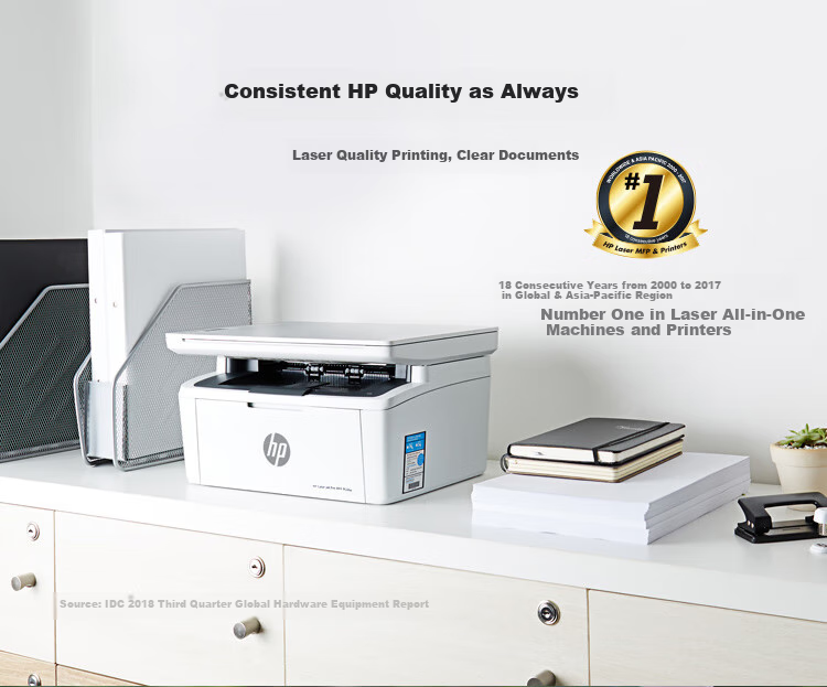 HP Laser 103w Wireless A4 Monochrome Laser Printer Single Function Compact Office Home Student Mobile Printing 3