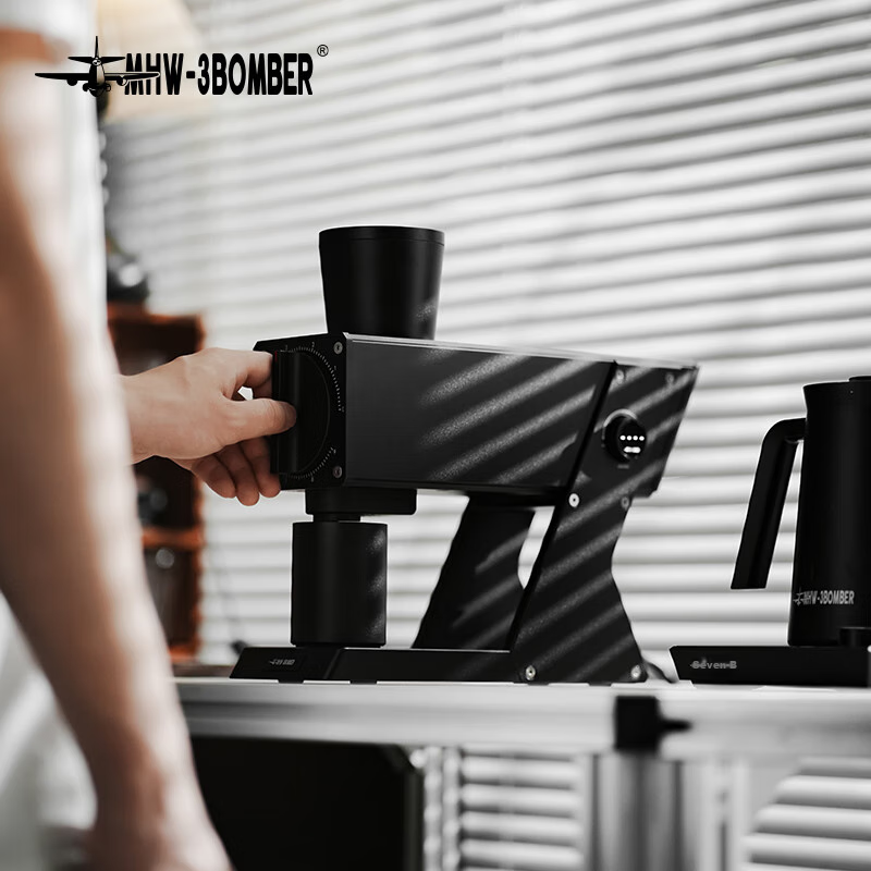 MHW-3BOMBER [Gift] Navigator F74 Blade Disc Electric Flat Blade Portable Automatic Coffee Grinder Machine