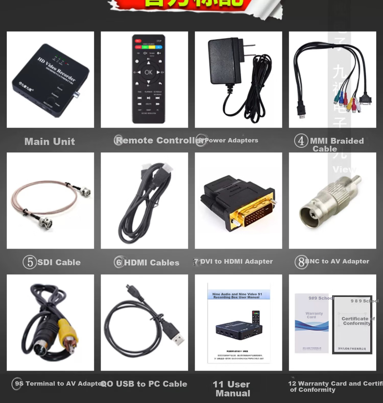 Jiuyinjiushi S1 High-Definition Acquisition Recording Box SDI/DVI/HDMI/S Terminal/BNC Surgical Video Recorder for Gastroscopy, Laparoscopy, And Endoscopy Display Monitor Recording Storage Device 15