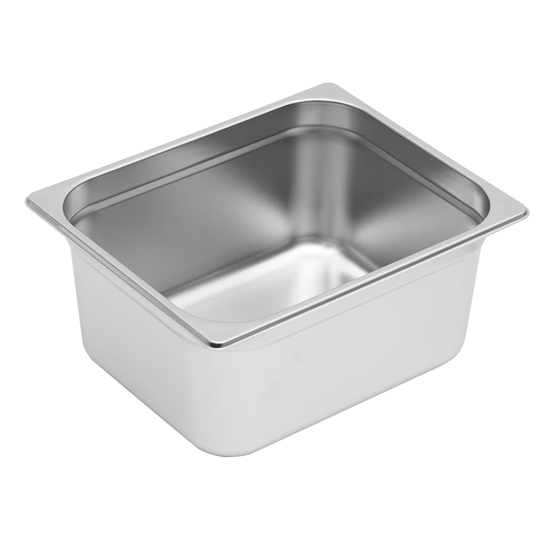 Golden Key American Style Anti-Crush Thickened Stainless Steel Portion Bowl 1/2 Buffet Bowl 15cm Commercial GK-MFSF12-150H
