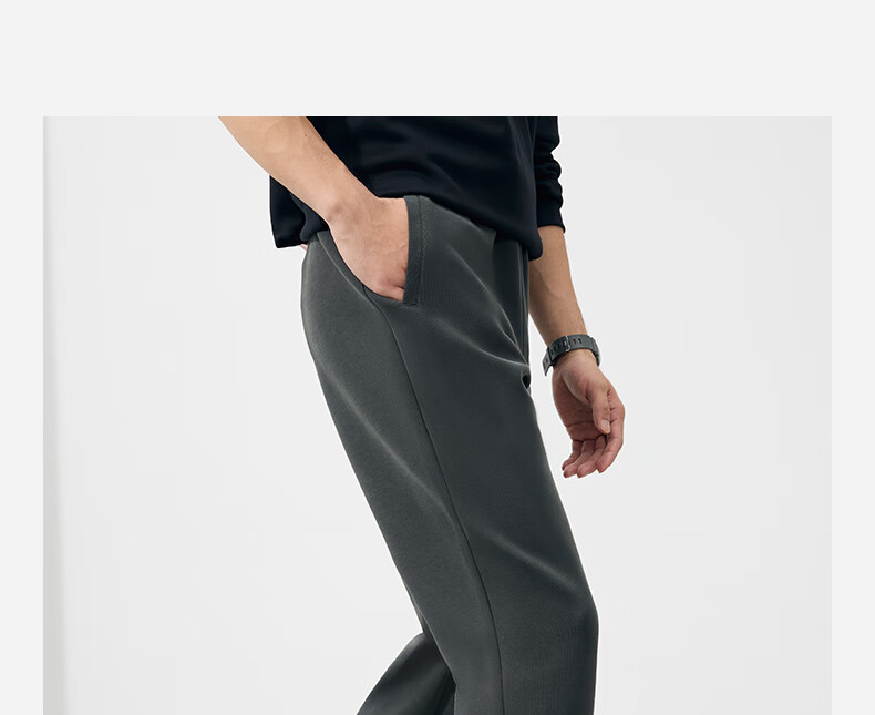 361° Men's Autumn and Winter New Sports Pants Loose Fit Running Casual Five-Minute Straight Pants 652534708-3 4