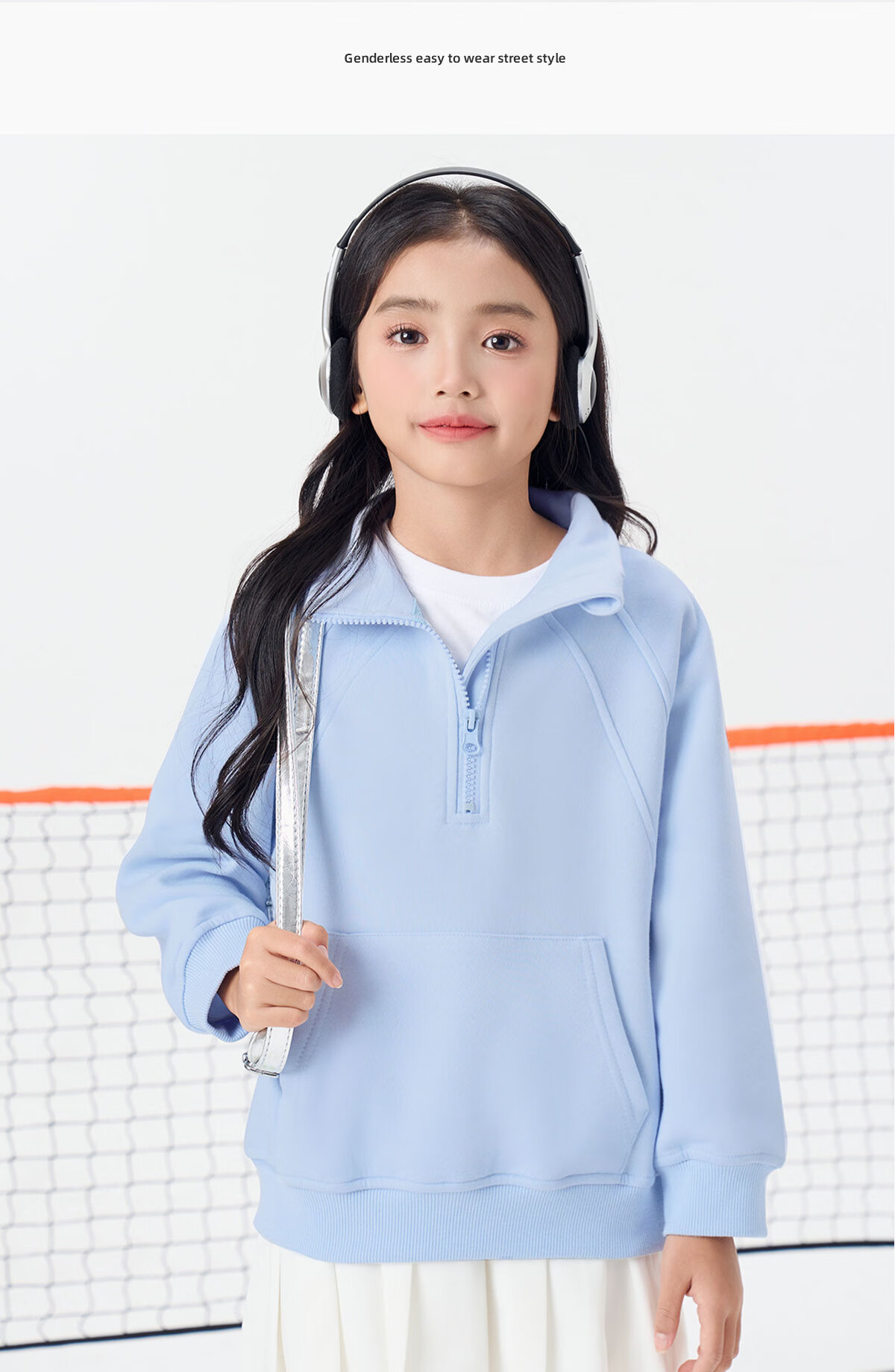 TonLion Kids Hoodie Spring and Autumn Stand Collar Jacket Boys Girls Autumn Half High Collar Zipper Sportswear Long Sleeve Top 15