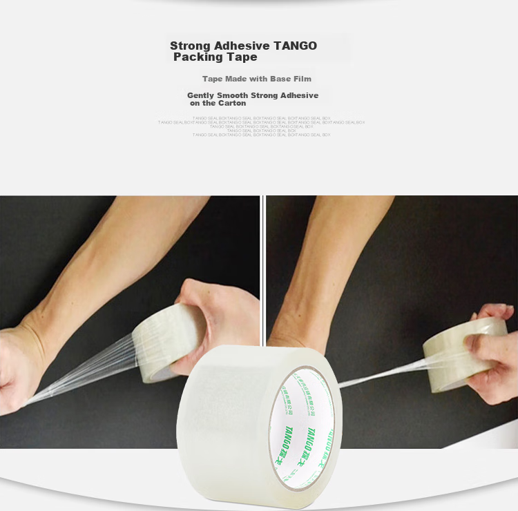 TANGO High Transparency Tape, 48mm*150y (137 Meters)*45um, 24 Rolls/box, High Transparency, High Adhesion, for Express Delivery, Factory Workshop, Logistics Packaging, Shipping, Enterprise Supplies 6