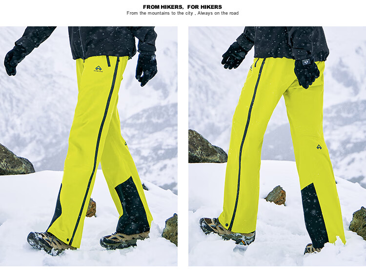 Pioneer Camp Hardshell Hiking Pants for Men, Durable Outdoor Windproof Waterproof Mountaineering Trekking Trousers with Breathable Long Pants 20