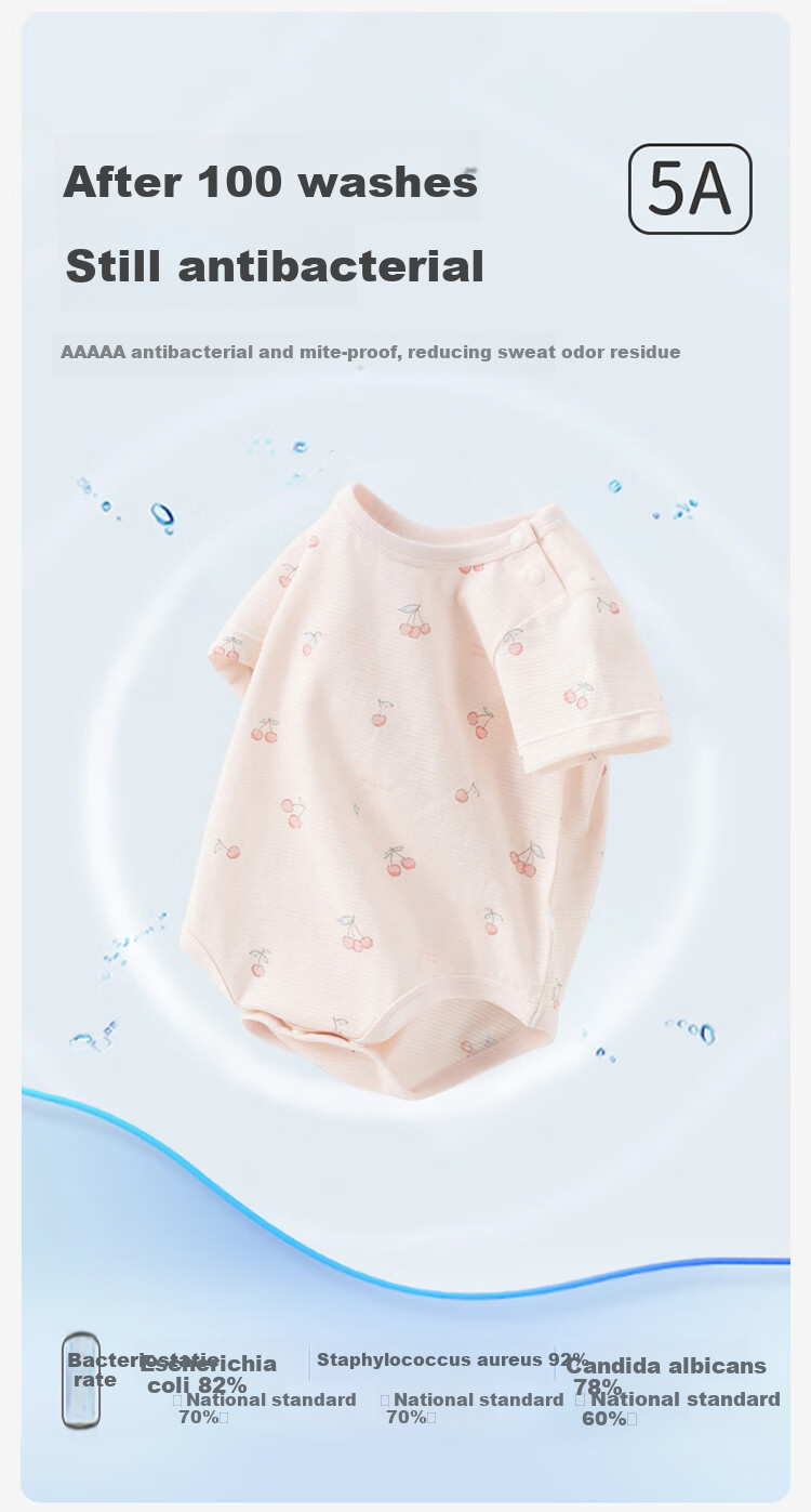 DAVE & BELLA Newborn Romper, Baby Boy Summer Cotton Onesie, Baby Girl Triangle Bodysuit, Baby Girl Onesie 6