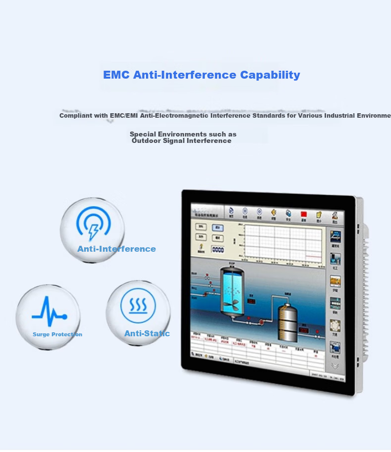Dopu Shi Industrial All-In Computer, Fully Enclosed Touchscreen, Industrial Tablet, Embedded Capacitive And Resistive Touch PLC Configuration Workstation, 15-Inch Industrial Touch Display 3