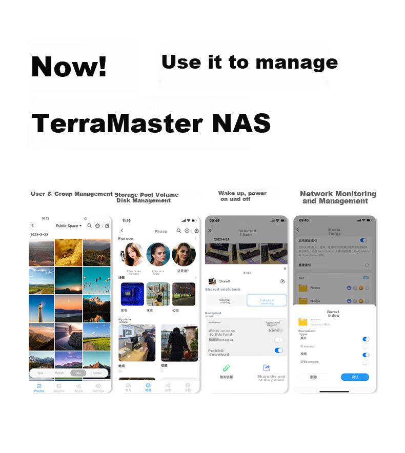 TERRA MASTER F8 SSD Plus Full Flash 8-Bay NAS Network Storage, 10 Gigabit Ethernet Port Private Cloud, File Sharing Backup, Computer And Mobile Device Expansion (8-Core 16GB RAM) 21