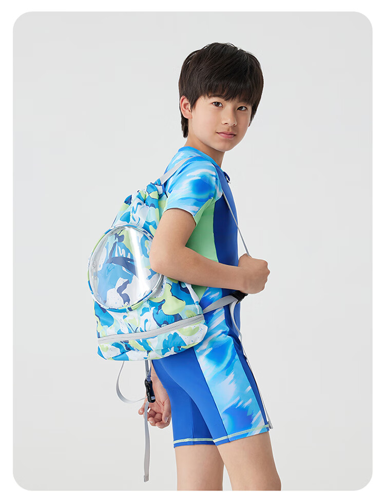 ANTA Children's Swim Bag with Dry And Wet Separation, Waterproof Storage, Sports Fitness Bag for Boys And Girls, Swimming Equipment Storage Swim Bag 4