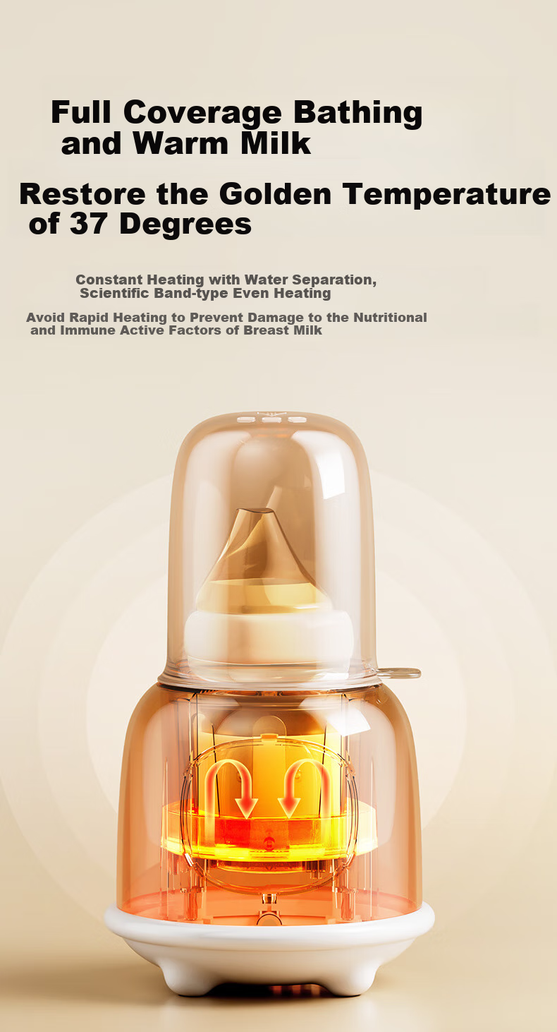 Haier Milk Warmer And Bottle Sterilizer Two-In Baby Constant Temperature Milk Thawing And Heating with Night Light for Complementary Food 3