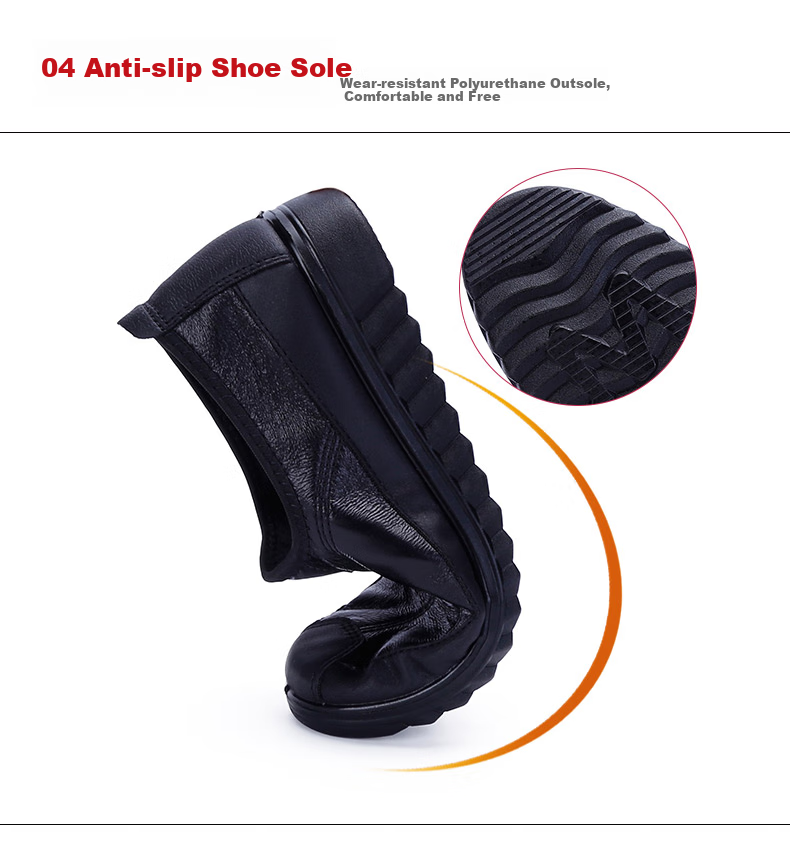 Ankang Old Beijing Cloth Shoes, Women's Soft-Soled Breathable Soft-Faced Shoes for Middle-Aged And Elderly, Lightweight Casual Round-Toe Shoes for Seniors AK77701 Black Size 40 7