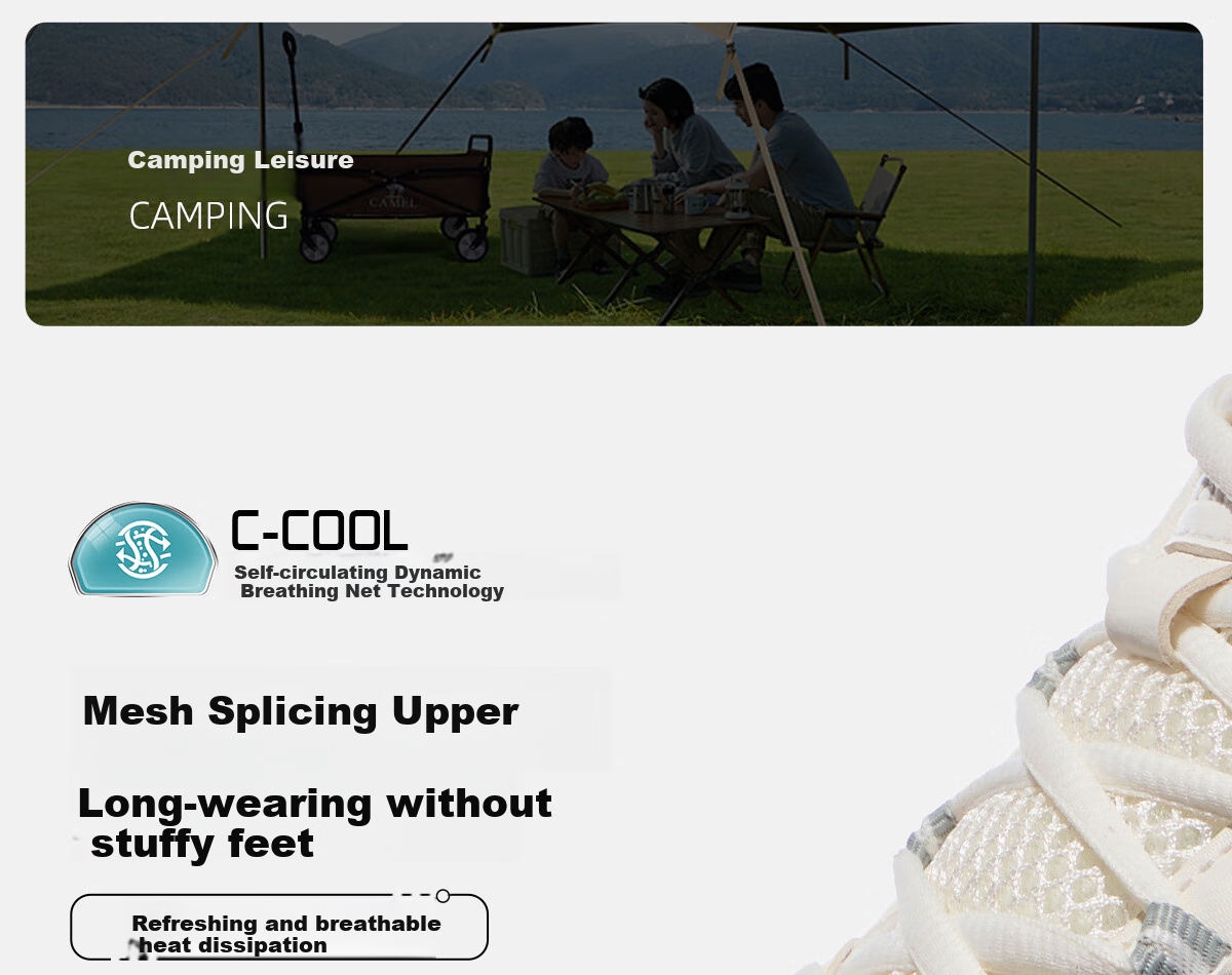 CAMEL Panlong V2 Trail Running Shoes 2025 Spring New Non-Slip Hiking Shoes Outdoor Sports Shoes for Men and Women 11