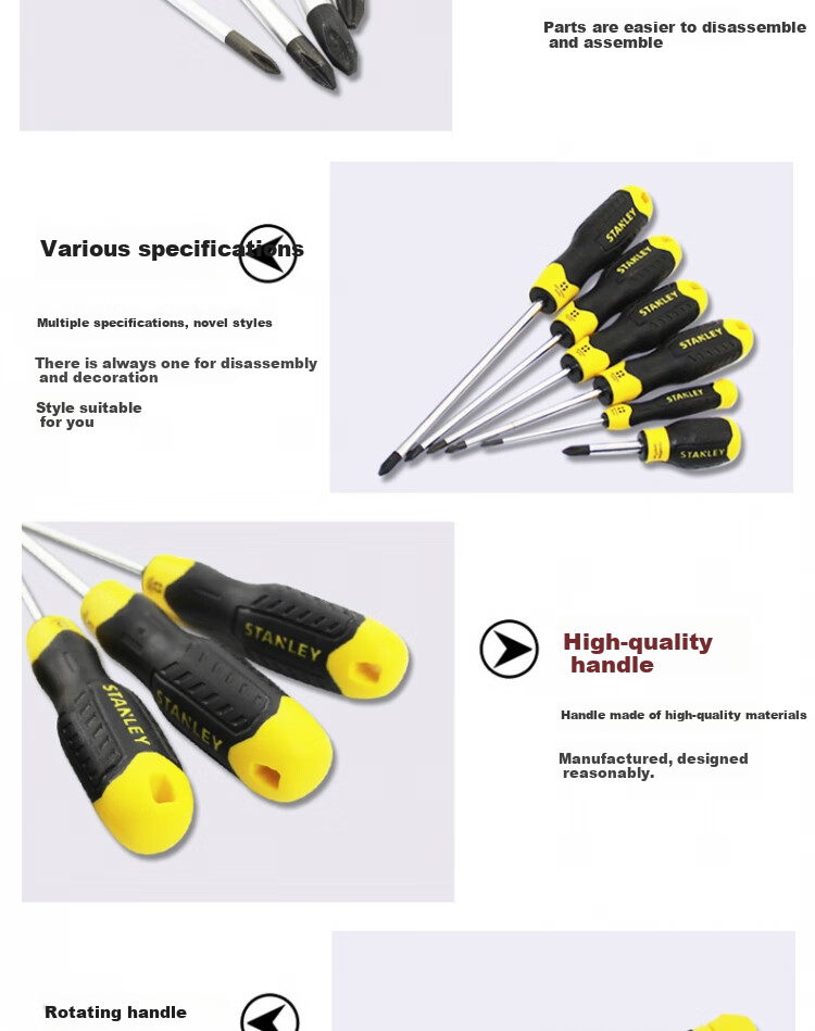 STANLEY Heavy-Duty Phillips Screwdriver PH0×100mm 65-158 STMT67295-8 4