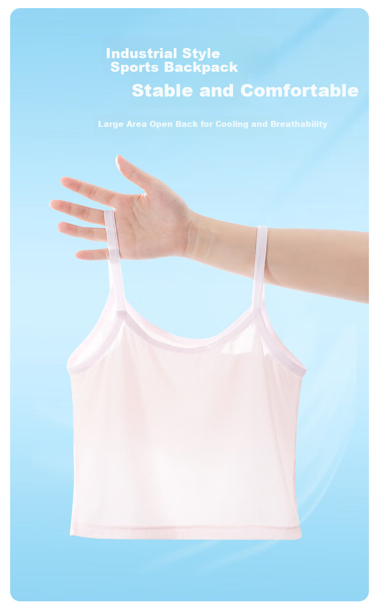 FitonTon Children's Underwear, Thin Girls' Anti-Nipple Camisole, Student Girls' Vest, Puberty Vest Underwear 12