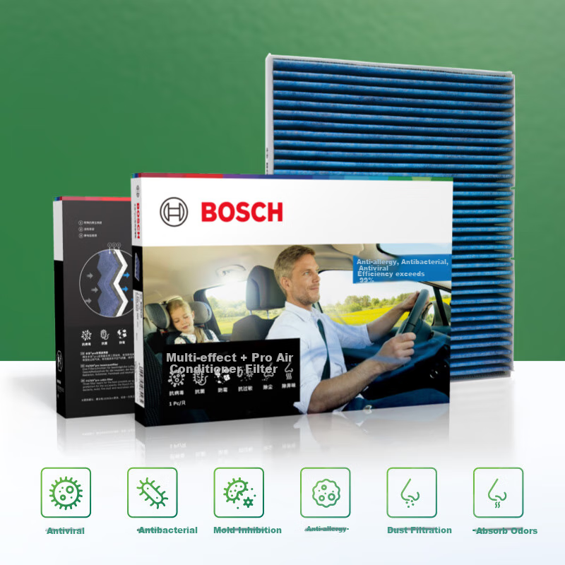 BOSCH Automotive Air Conditioning Filter Element 8608, Compatible with BMW 3 Series 320i/325i/1 Series 120i, BMW X1 And Others