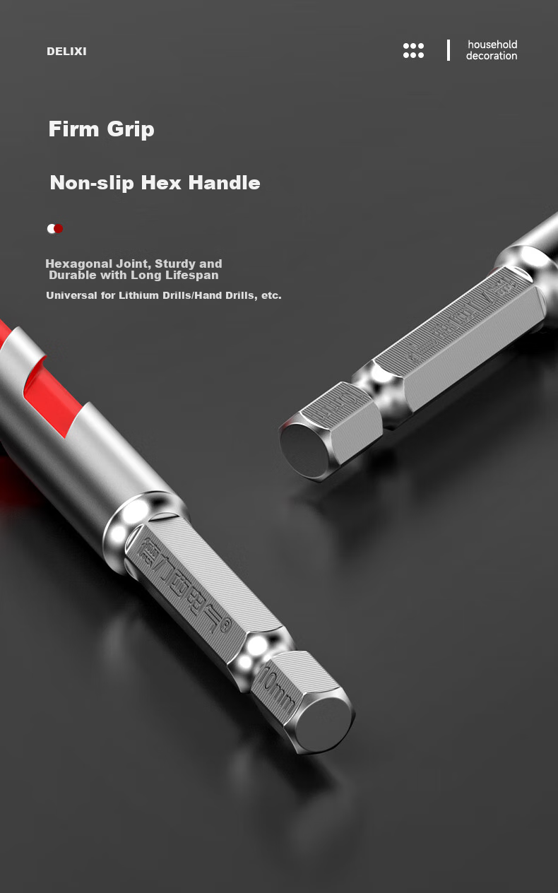 DELIXI ELECTRIC Multi-Purpose Eccentric Drill Bit, Concrete Triangular Drill, Super Hard Alloy Angled Head, Tile Drill Bit [6mm], 1 Piece 8