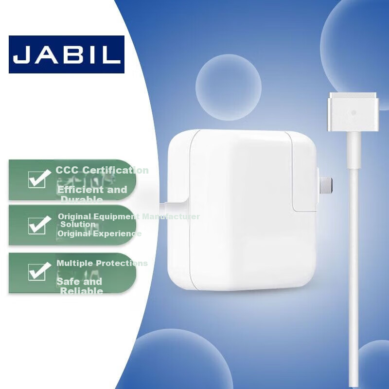 JABIL Compatible with Apple MacBook Air A1466 A1465 A1436, 45W Power Adapter Charger Cable