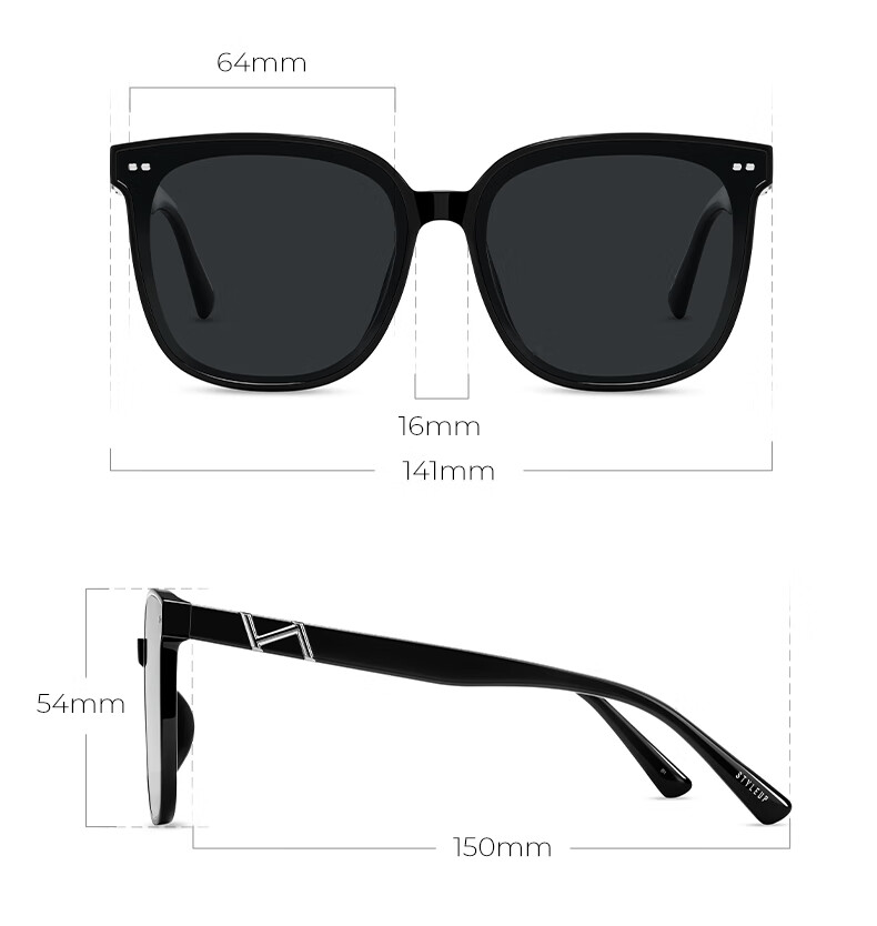 LOHO Polarized Sunglasses for Men, Driving-Specific 2026 New Style, Square Frame UV Protection Glasses for Wome 10
