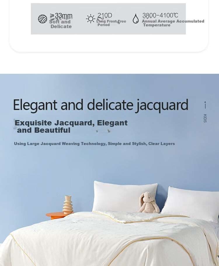 MERCURY Kids Silk Comforter, 100% Mulberry Silk, Two-In Quilt for All Seasons, Class A, Maternal And Infant Use, Approximately 10.2 Jin, 200*230cm 10