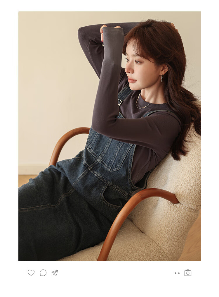 MT Nostalgic Vintage Straight Strap Dress Autumn Fashion Simple Essential 3