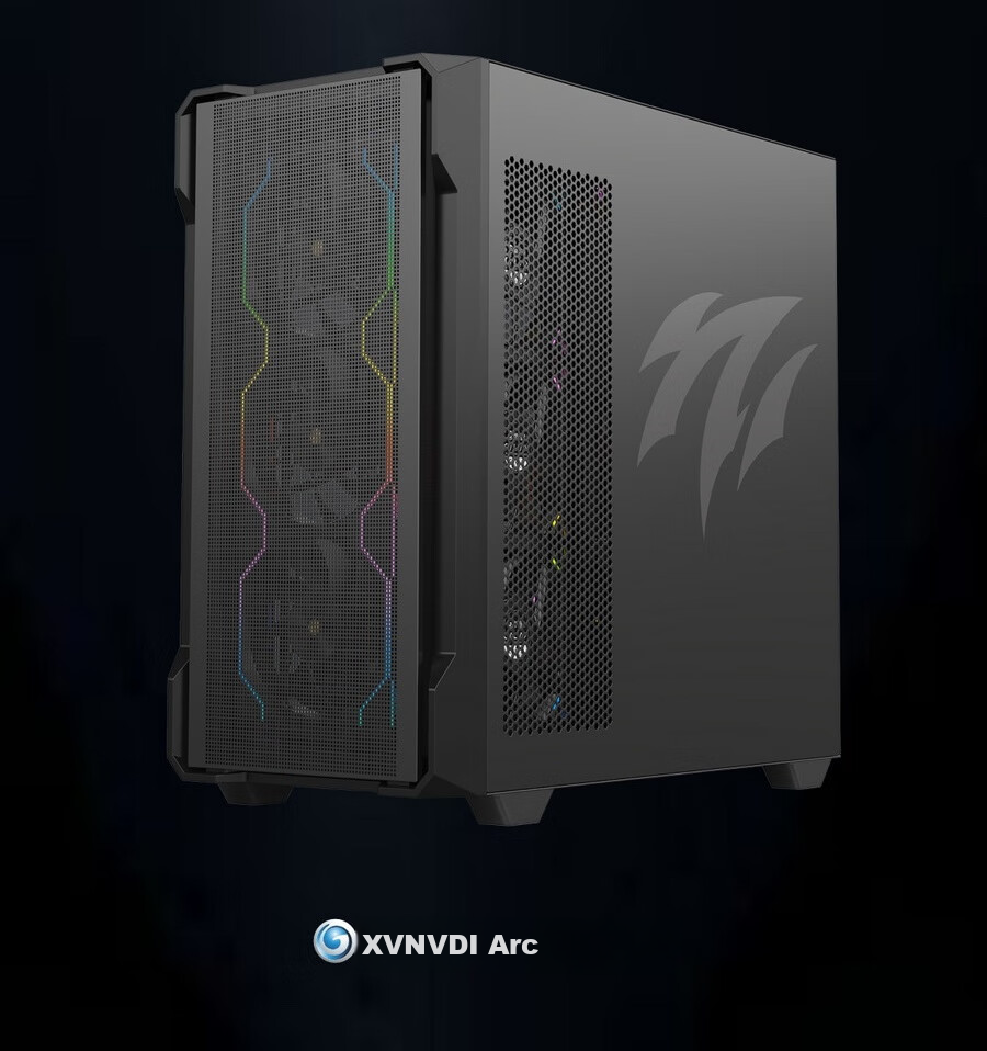 Yingchi Gaming Desktop Computer Case, Black (ATX/TYPE-C/Rapid Disassembly/Back-Mounted Motherboard Compatible/Vertical Graphics Card Installation/Integrated Cable Management/Component Box) 19
