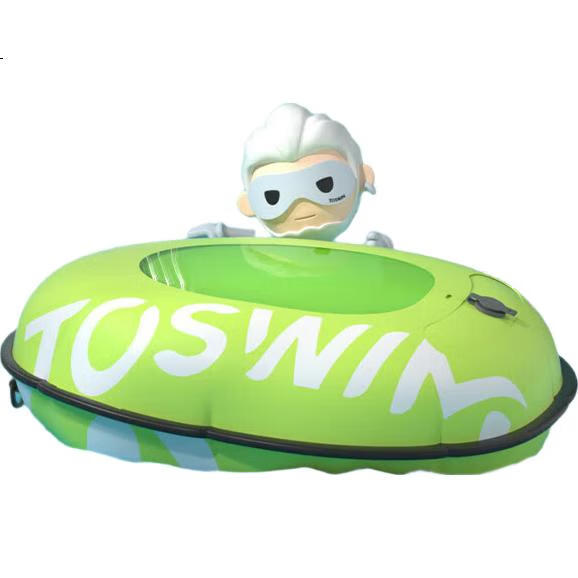 Надувной буй для плавания TOSWIM 12L с безопасными воздушными подушками, внешний маркер для бассейна, спасательное устройство для летнего плавания