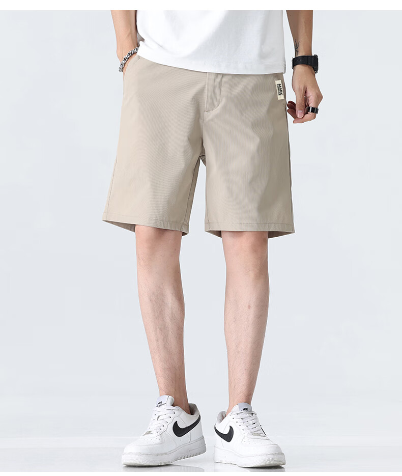 MARK FAIRWHALE Ice Silk Cooling Five-Point Shorts for Men, 2026 Summer New Loose Casual Pants, Trendy Quick-Dry Shorts for Me 9