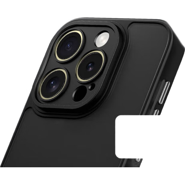 Чехол KEKLLE для Apple iPhone 16 Pro Max, матовый, с защитой от отпечатков пальцев, черный