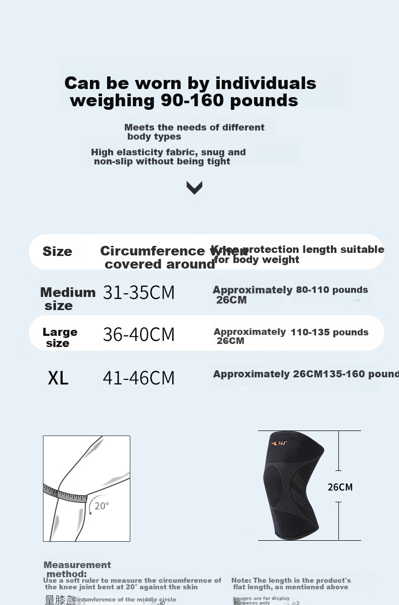 361° Knee Brace for Sports Running Meniscus Injury, Medical-Specific, Suitable for Basketball Badminton Climbing Mountaineering, Warm Knee Joint Arthritis Protection Gear 12