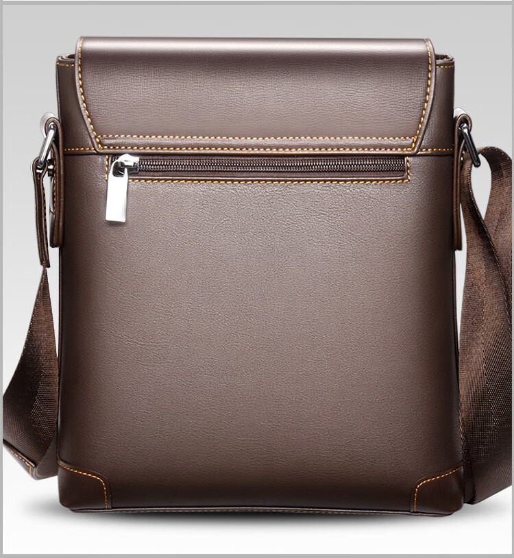 CARTELO Men's Handbag, Crossbody Shoulder Bag, Casual Business Bag, Flip-Top Leather Briefcase, Document Tote Backpack, Gift for New Year 1