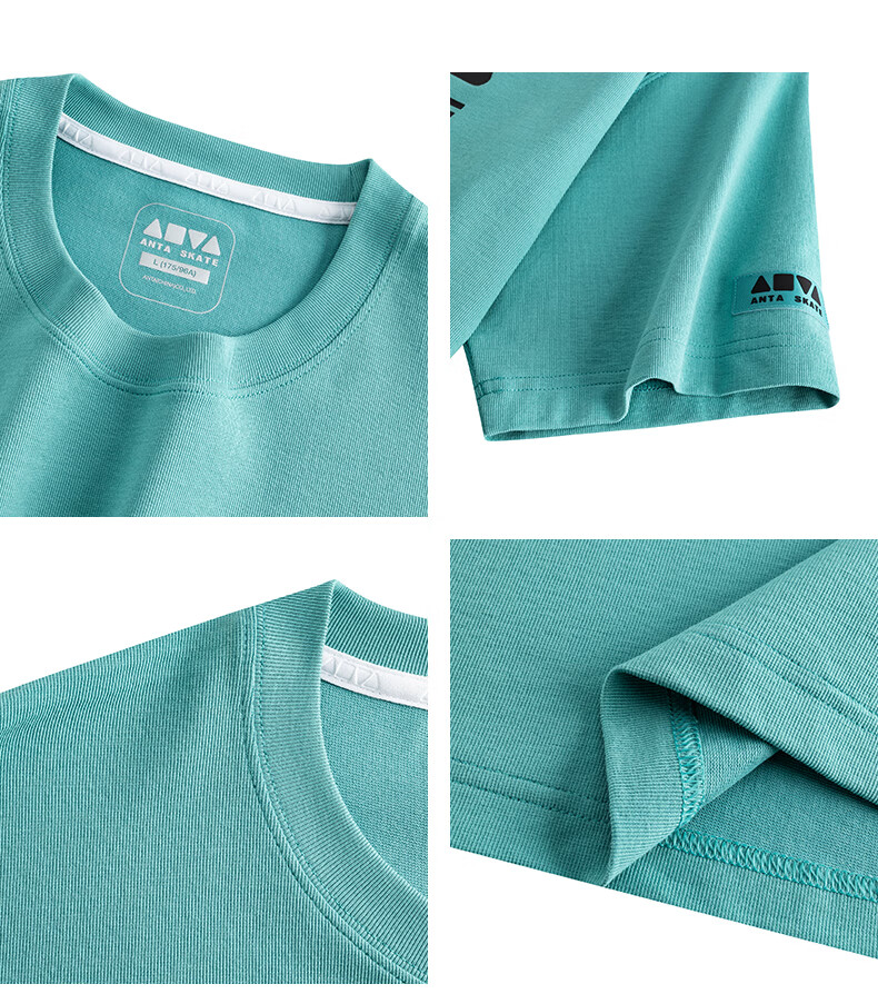 Anta Couple Casual Short Sleeve Unisex Summer Quick-Dry Breathable Printed T-Shirt 172538108 9