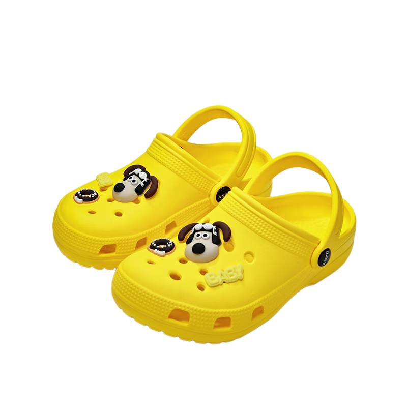 GUOLUOFEI Kids Slippers Boys Girls Summer Indoor Non-Slip Breathable Closed-Toe Hole Shoes Purple Size 27-28