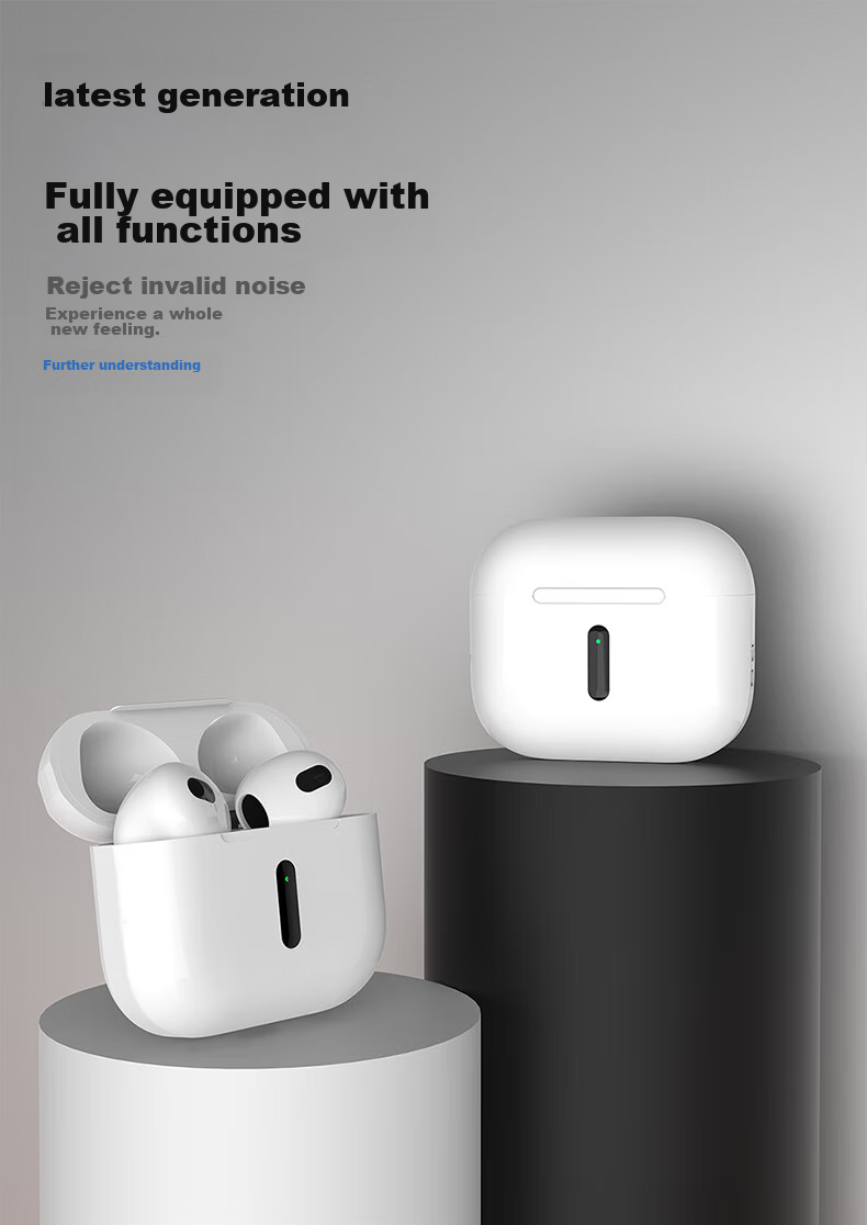 ALittleFlower [2026 New Model | 4th Generation Pro] Bluetooth Earphones Compatible with Apple IPhone 17, IOS 16/15, Huaqiangbei Ultra-Long Battery Life Comfortable for Long-Wear Use without Pain Or Damage to Ears & Noise Cancellatio 1