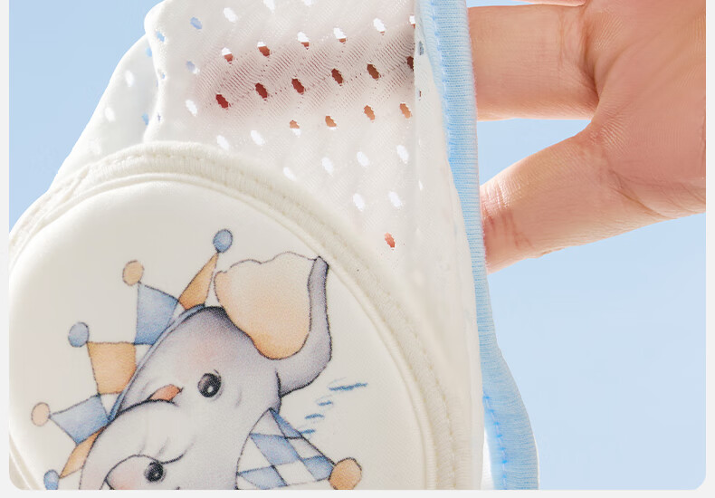 OUYUN Baby Knee Pads Crawling Anti-Fall Protective Gear Children's Knee and Elbow Pads Happy Elephant + Little Fox 4