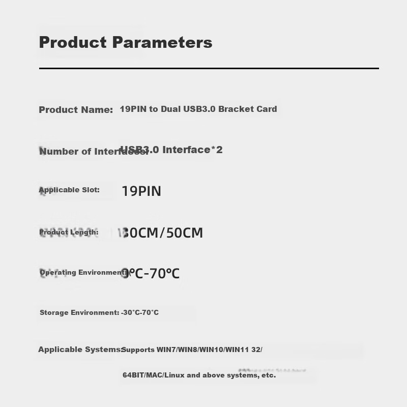 Кабель-удлинитель MOGE 19-Pin 90-градусный к двойному порту SUB3.0, адаптер USB с задней полувысокой полкой, MC8237