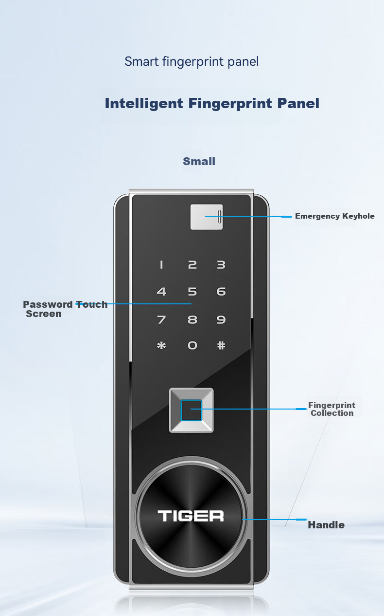 Hupai Safe for Home And Office, Small Fingerprint Password Security Cabinet, All-Steel Anti-Theft, Can Be Built into Wall Or Cabinet, Safe Box, Boho Series, 60cm, Piano Black 6