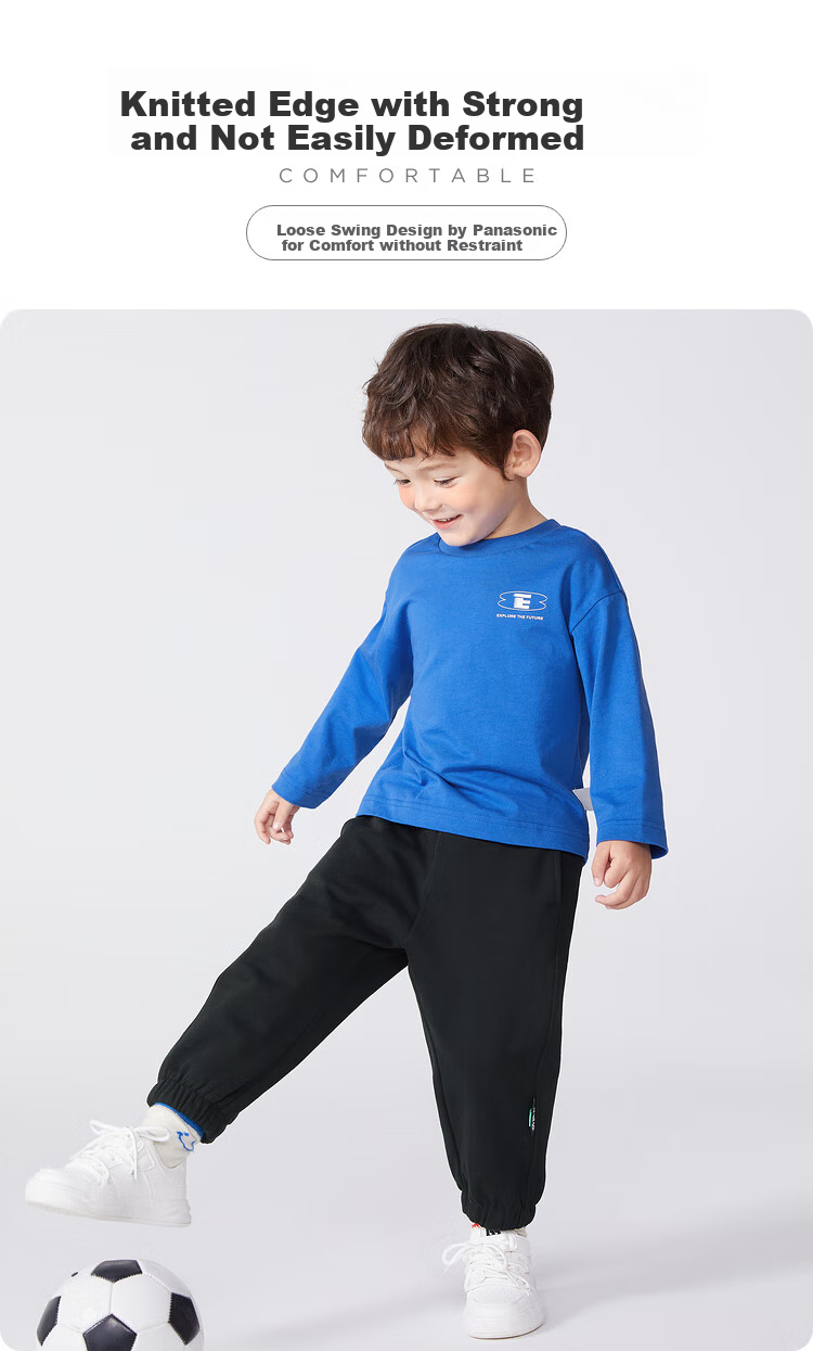 BALABALA Children's Clothing, Boys' Pants, Girls' Kids' Sweatpants, 2025 Autumn Wear, Toddler Parent-Child Trousers, Trendy, 209325108203 1