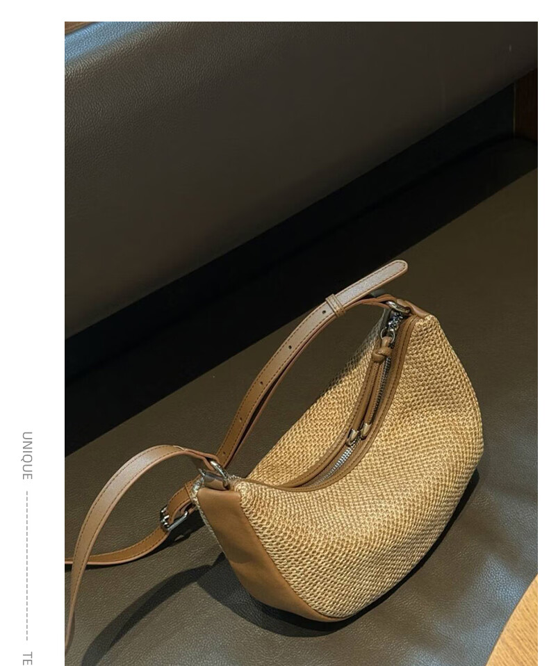 Aiqinghai Woven Handbag, Women's Shoulder Crossbody Bag, Dumpling Bag, Light Luxury Brand, Birthday And Mother's Day Gift, Practical Present for Mom 6
