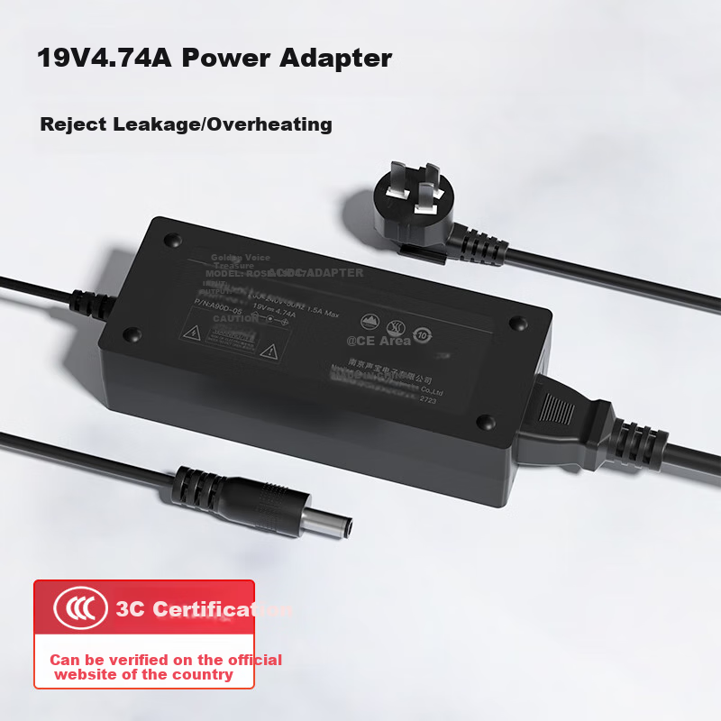 Jinlingshengbao ASUS Laptop Charger, 19V4.74A Power Adapter, Compatible with Lenovo, Toshiba, Guangzheng, Shenzhou, Haier, Jmgo NEW Projectors, 90W, 5.5*2.5mm Power Cord