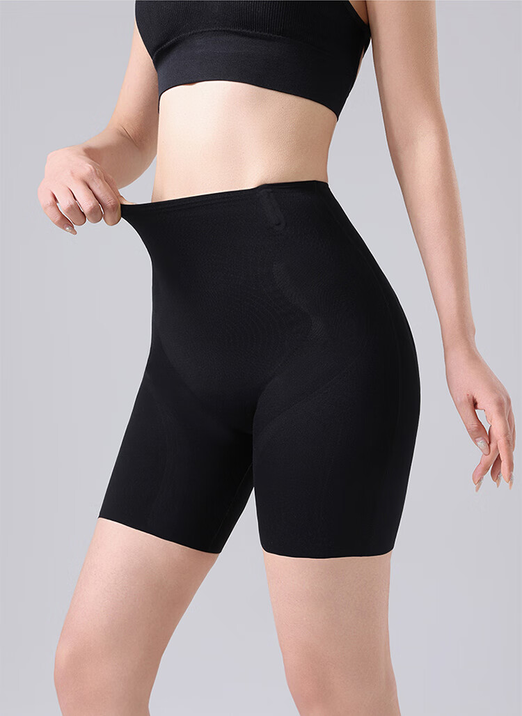 Langsha Summer High-Waist Hip-Lifting Shaping Underwear Thin Seamless Tummy Control Butt-Lifting Safety Base Pants 1