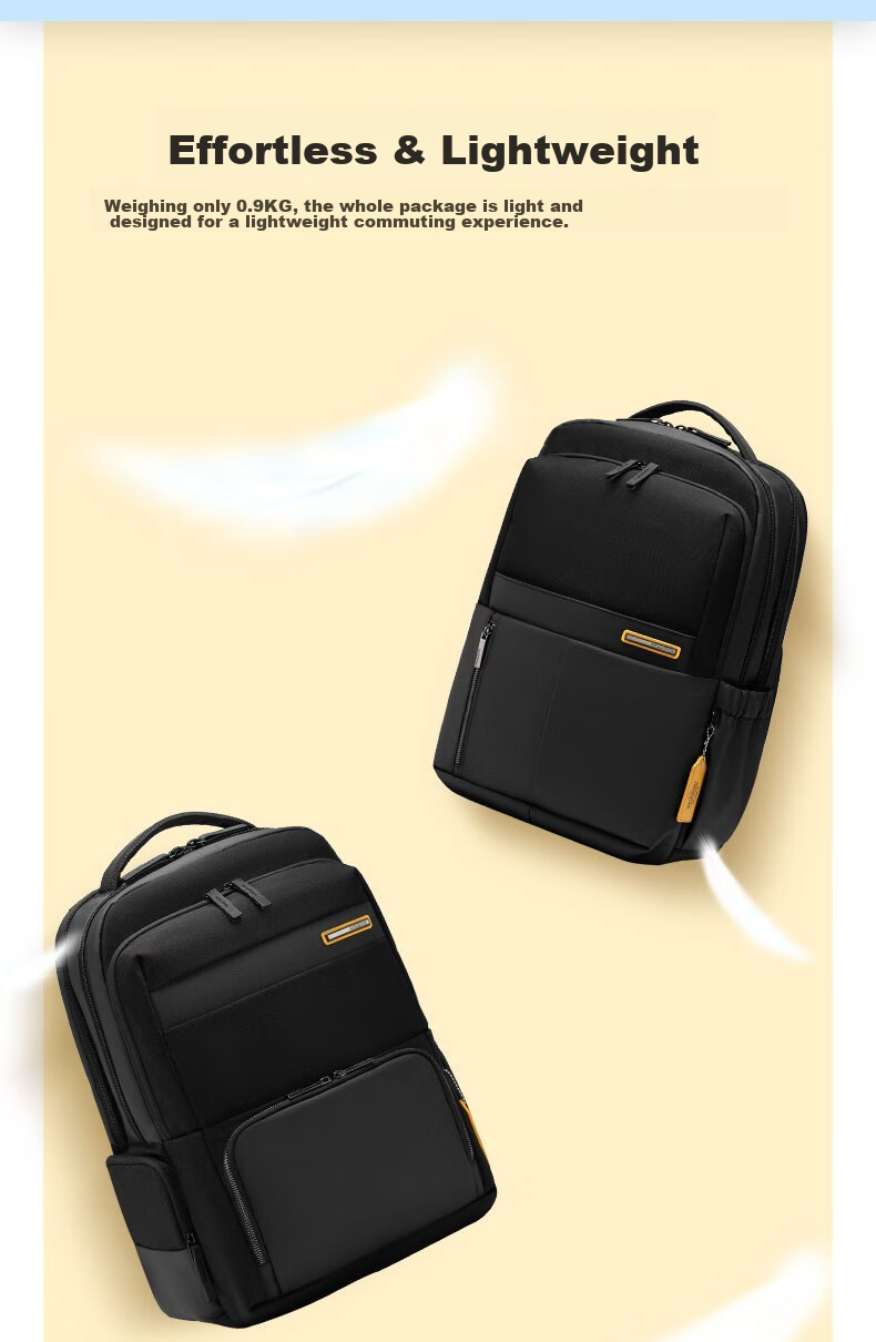 AMERICAN TOURISTER Men's Backpack, Stylish Laptop Bag with Large Capacity, 16-Inch Backpack, NE2 Black 6