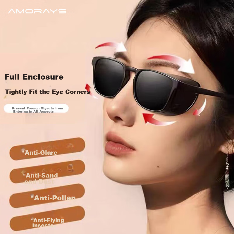 AMORAYS Sunglasses for Men And Women, Suitable for Myopia, Cataract Surgery Recovery, And Lasik Surgery, Polarized UV Protection Goggles