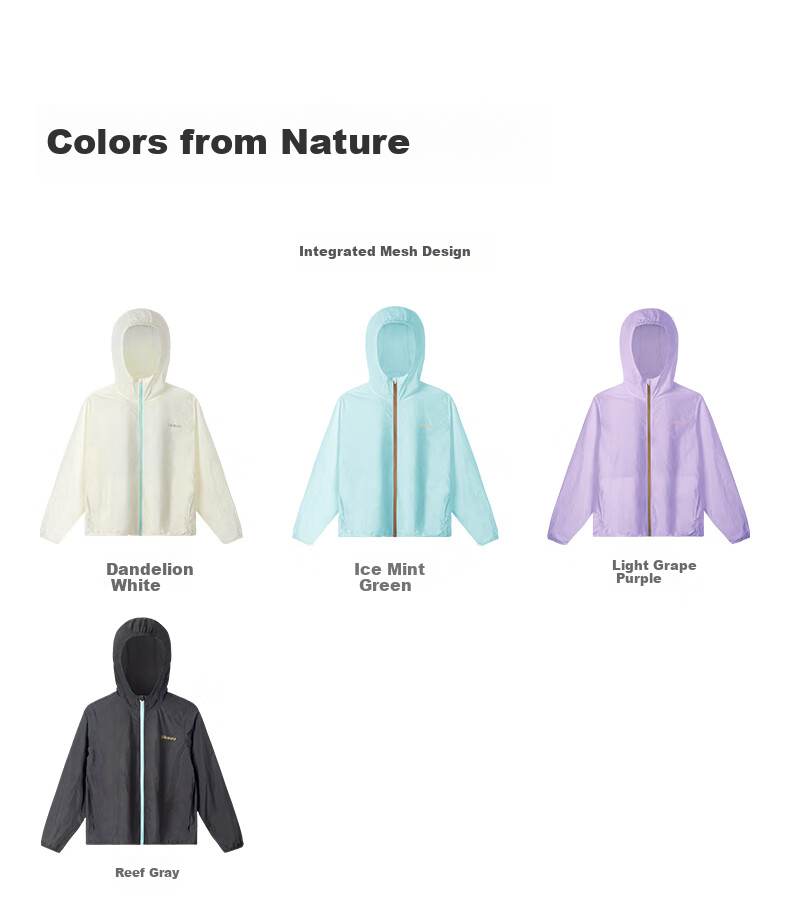Like Uu Children's Sun Protection Clothing, Sweet Pear Mint Boys And Girls Sun Protection Clothing, Parent-Child Style, Cool Skin Coat, UPF50+ 20