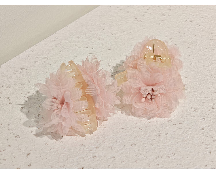 CHIMERA 2-Piece Small Floral Kids Hair Claw Bangs Clip Princess Hair Accessories Girls Hairpin Children's Day Gift 6.1 14