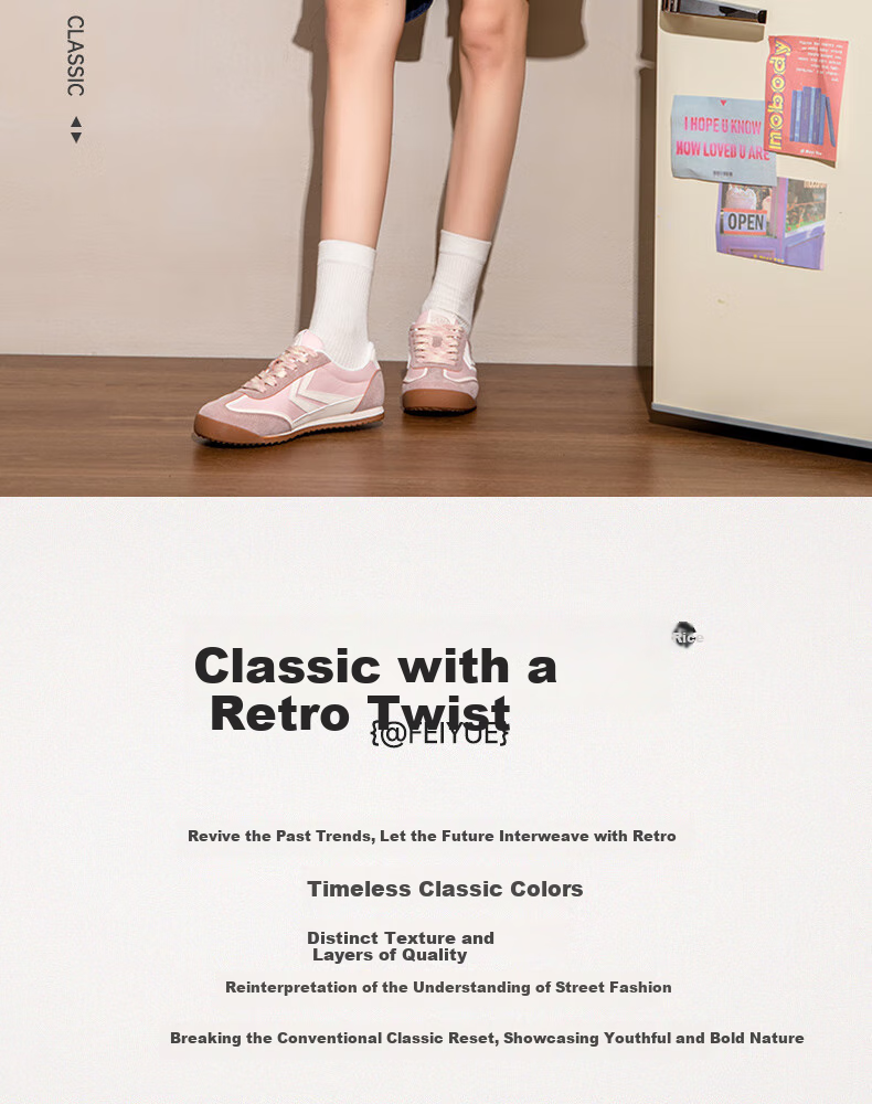 Feiyue Official Women's Sneakers, New Spring 2026 Casual Versatile Breathable Shoes for Women, Green And Beige, Size 39 1